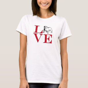 T-shirt Bulldog propriétaire Bulldog Lover - Tee de couleu