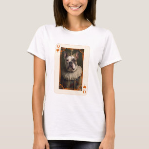 T-shirt Bulldog Royale : Le Coeur de la Reine