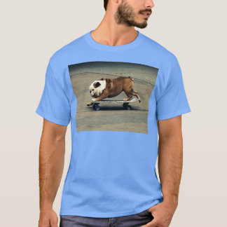 T-shirt Bulldog Skateboard anglais