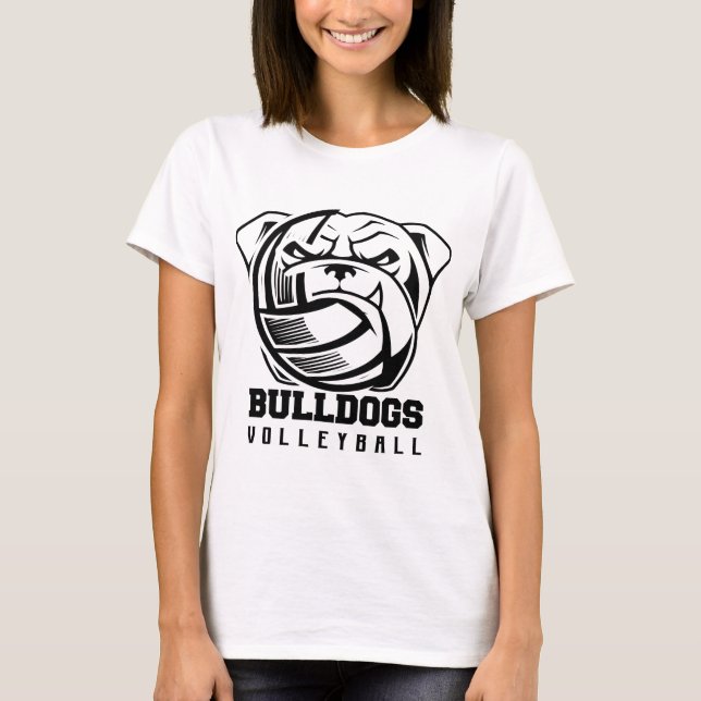 T-shirt Bulldogs de volley-ball (Devant)