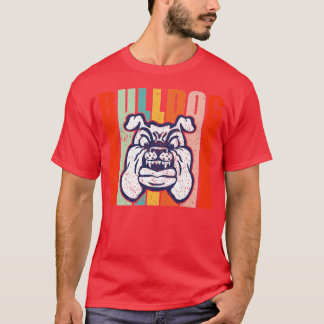 T-shirt Bulldogs École Ventilateur sportif Esprit Mascotte