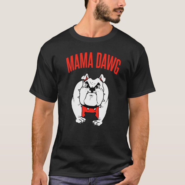 T-shirt Bulldogs Mama Dawg Georgia Sport Jour À Sanfo (Devant)