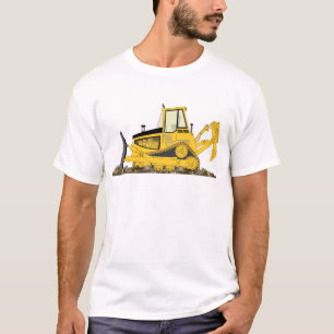 T-shirt Bulldozer jaune