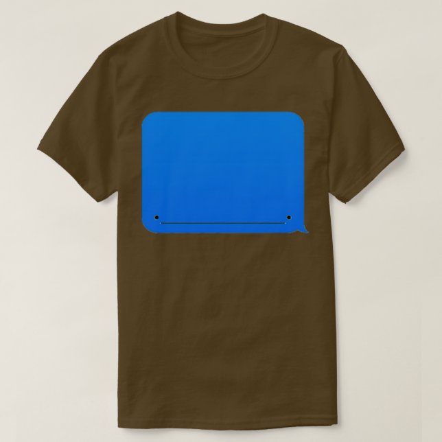 T-shirt Bulle de texte de baleine (Design devant)