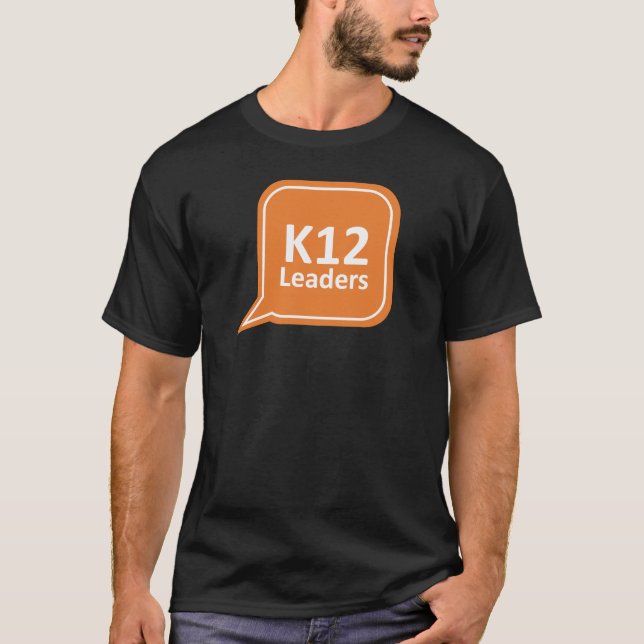T-shirt bulle pour discours des dirigeants K12 (Devant)