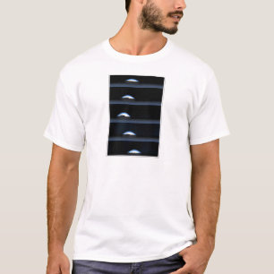T-shirt Bulles Bleu-Noires