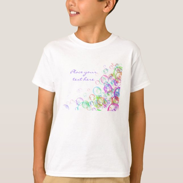 T-shirt Bulles de savon (Devant)
