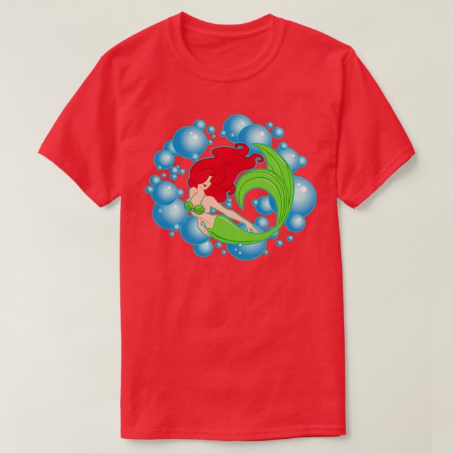 T-shirt Bulles de sirènes (Design devant)