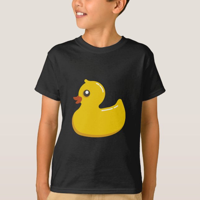 T-shirt Bulles mignonnes/bleues en caoutchouc mignonnes (Devant)