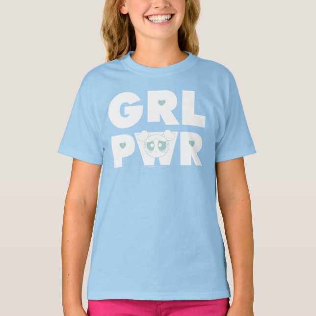 T-shirt Bulles :Pouvoir des filles (Devant)