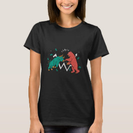 T-shirt Bulles Vs. Ours Marché Stock