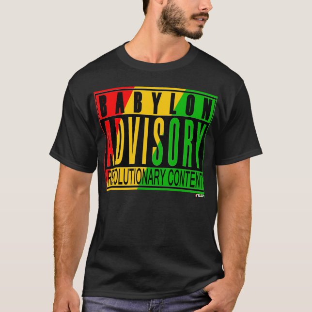 T-shirt Bulletin de renseignements de Babylone : Contenu (Devant)