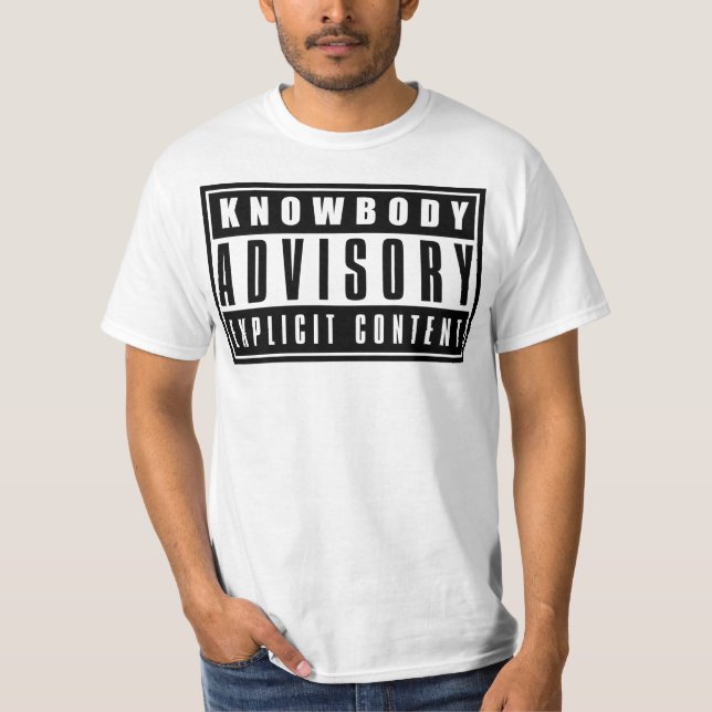 T-shirt Bulletin de renseignements de Knowbody (Devant)