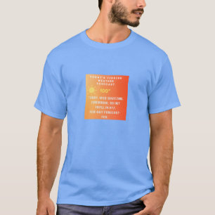 T-shirt Bulletin météo en yiddish