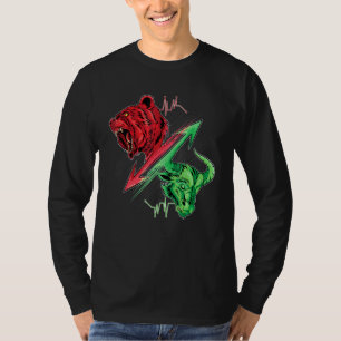 T-shirt Bullish Bearish Bull Vs Bear Stock Market Investis