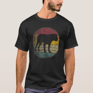 T-shirt Bullmastiff Chig Cadeau Retro Style Vintage Les an