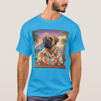 T-shirt Bullmastiff Tee - shirt hawaïen