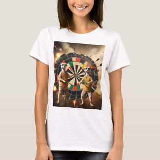 T-shirt Bullseye Burrow : Meerkat Dart League,