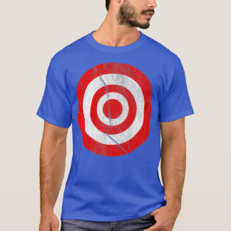 T-shirt Bullseye Cible de flechettes Dartboard cible RAF t