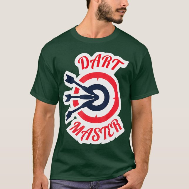T-shirt Bullseye dart maître Dart Championnat et pub (Devant)