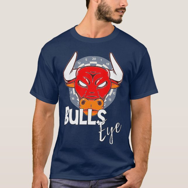 T-shirt Bullseye Dartboard Funny Darts Player Cadeau (Devant)