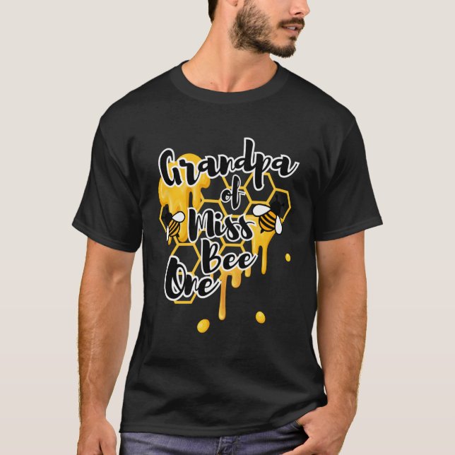 T-shirt Bumble Bee 1Er Py Grand-Père Bee One (Devant)