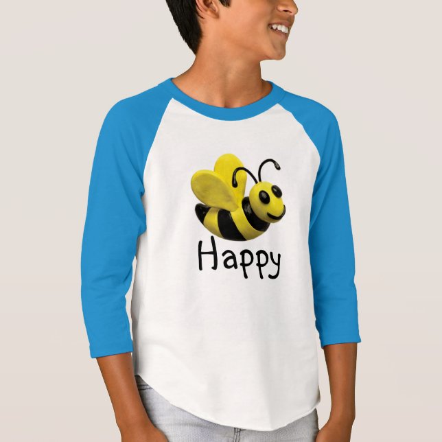 T-shirt Bumble Bee fête d'anniversaire (Devant)