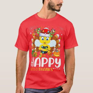 T-shirt Bumble Bee Lover Halloween Noël Happy Halloth