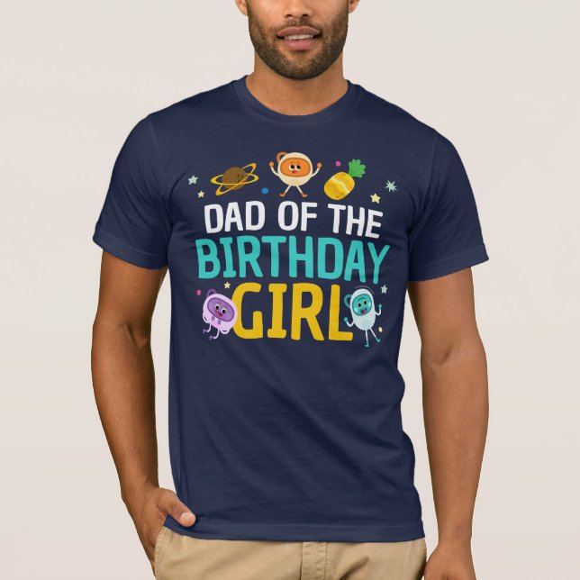 T-shirt Bumble Nums Papa de la fille d'anniversaire Chemis (Devant)