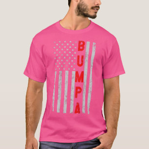 T-shirt Bumpa Fête des pères Patriotique grand-père en dét