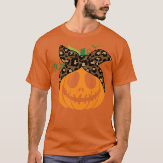 T-shirt Bun effrayant squash Citrouille sculpté Hallowe