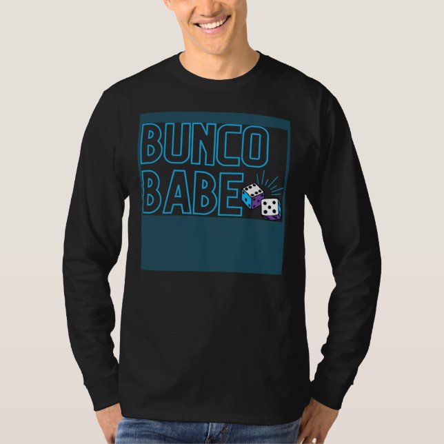 T-shirt Bunco Dice Game Bunco Babe (Devant)