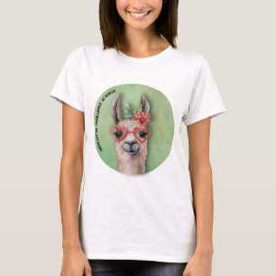 T-shirt Bunco Funny No Probe Llamas Game Nuit