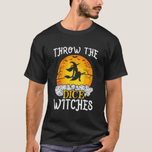 T-shirt Bunco Jouer Dice sorcières Bunco Jeu Halloween