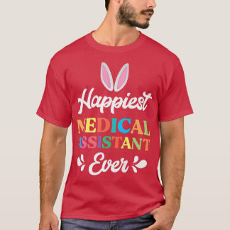 T-shirt Bunny Assistant Infirmière Pâques Hoppiest Médical