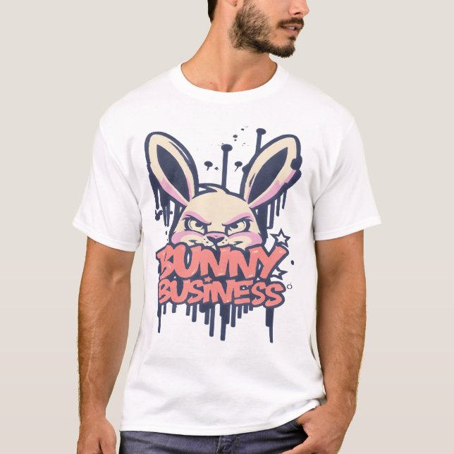 T-shirt Bunny Business (Devant)