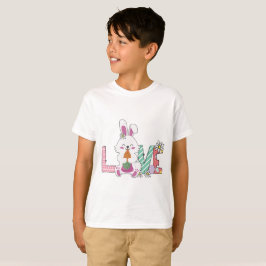 T-shirt Bunny célèbre la fête de Pâques