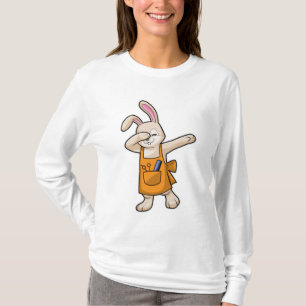 T-shirt Bunny comme coiffeur avec peigne et ciseaux