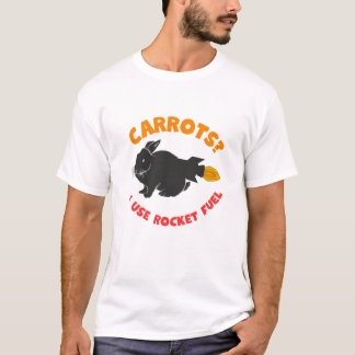 T-shirt Bunny de fusées. lapin sarcastique. Lapin drôle