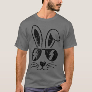 T-shirt Bunny de Pâques cool Enfants de Pâques Vintages