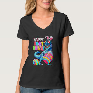 T-shirt Bunny de Pâques Dinosaure Rex Costume Adultes Garç
