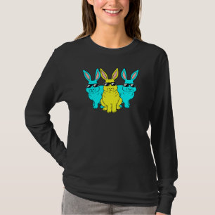 T-shirt Bunny de Pâques Hip hop Trio Bunnies Garçons Funny