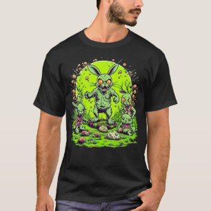 T-shirt Bunny de Pâques Zombie