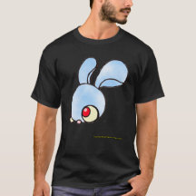 Bunny de rêveur sur un noir