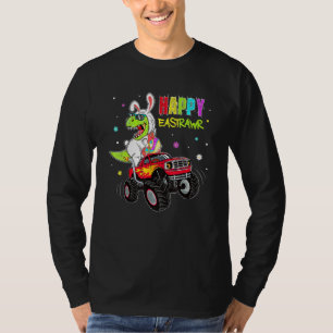 T-shirt Bunny Dinosaur Rex équitation Monster Camion Heure