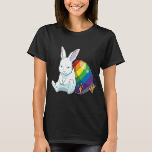 T-shirt Bunny Easter Easter oeuf Rainbow