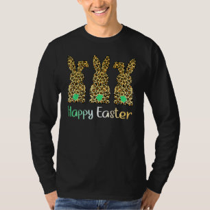 T-shirt Bunny Easter Leopard Plaid Buffalo Rabbit Easter D
