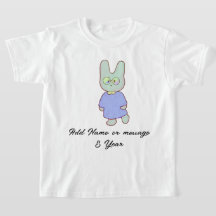 Bunny et Empreintes de pattes personnalisables Uni