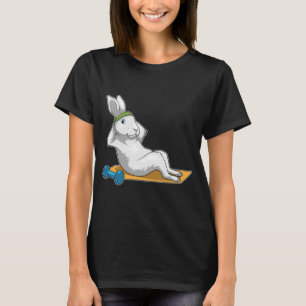 T-shirt Bunny Fitness Sit ups Sports