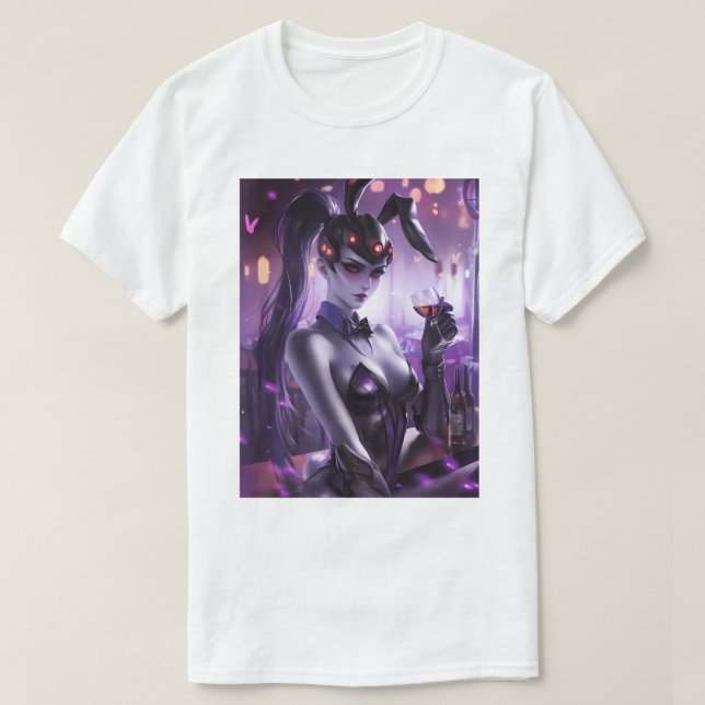 T-shirt Bunny Girl Widowmaker 115 (Design devant)
